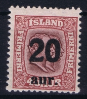 Iceland: 1921 Mi Nr 109  MNH/** Postfrisch    Fa 106 - Ongebruikt