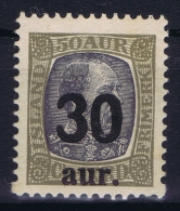 Iceland: 1925 Mi Nr 112  MNH/** Postfrisch    Fa 101 - Nuovi