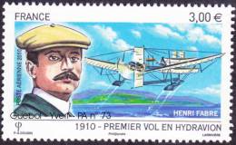 France N° PA  73 ** Poste Aérienne - Henri FABRE (De Feuille De 40 Timbres) Premier Vol En Hydravion - 1960-.... Postfris