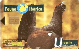 B-061 TARJETA UROGALLO DE TIRADA 250000 (GALLO-COQ) - Gallinacés & Faisans