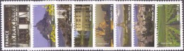 France Autoadhésif ** N°  329 à 336 -Patrimoine En Timbres - Azay Le Rideau, Tour Eiffel, Mont St Michel, Notre Dame ... - Neufs