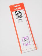 DAVO NERO STROKEN MOUNTS N39 (215 X 43) 18 STK/PCS - Enveloppes Transparentes