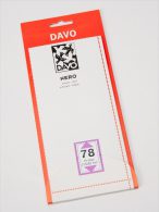 DAVO NERO STROKEN MOUNTS N78 (215 X 82) 10 STK/PCS - Clear Sleeves