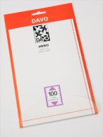 DAVO NERO STROKEN MOUNTS N100 (215 X 104) 10 STK/PCS - Transparante Hoezen