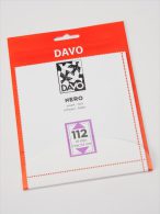 DAVO NERO STROKEN MOUNTS N112 (154 X 116) 10 STK/PCS - Buste Trasparenti