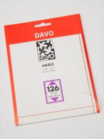 DAVO NERO STROKEN MOUNTS N126 (139 X 130) 10 STK/PCS - Clear Sleeves