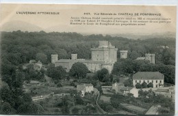 CPA 63  VUE GENERALE DU CHATEAU DE PONTGIBAUD 1912 - Other & Unclassified