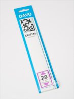 DAVO CRISTAL STROKEN MOUNTS C20 (215 X 24) 25 STK/PCS - Clear Sleeves