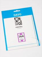 DAVO CRISTAL STROKEN MOUNTS C144 (128 X 148) 10 STK/PCS - Buste Trasparenti