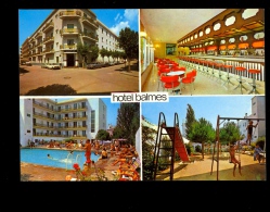 CALELLA Barcelona : Hotel BALMES Façade Bar Piscine Balancoire Tobogan / Building Swimming Pool Child Games - Vari