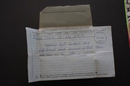 TELEGRAMME DE Le MANS POUR Mme BATTESTINI à VICO CORSE CORSICA 1964 DCD Marcophilire Télégraphique - Telegrafi E Telefoni