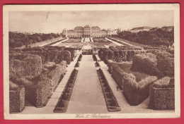 168896 / Vienna Wien - BELVEDERE , GARDEN 1930  Austria Österreich Autriche - Belvedère