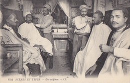 Algérie - Scènes Et Types - Coiffeur Barbier - Scene & Tipi