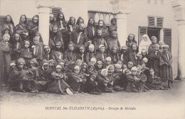 Algérie - Scènes Et Types -  Hôpital Sainte-Elizabeth - Groupe De Malades - Missions Religion - Scenes