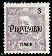 !										■■■■■ds■■ Timor 1902 AF#97(*) Provisorio Overprint 3 Avos (x2322) - Timor