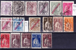 2015-0294 Old Lot 3 Portugal Used O, White Stripe Is Scan Default - Used Stamps