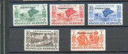 NH 107  - YT Taxe 26 à 30 *  Charnière Complète - Timbres-taxe