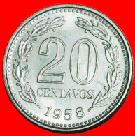 * STARS ARGENTINA 20 CENTAVOS 1958!  LOW START NO RESERVE!!! - Argentine