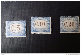 Saint Marin Timbres Taxe N° 1, 2 Et 4  MH* - Postage Due