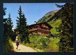 AUSTRIA  -  Saalbach  Spielberghaus  Used Postcard As Scans - Saalbach