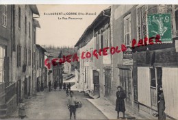 87 - ST SAINT LAURENT SUR GORRE - LA RUE PRINCIPALE   EDITEUR BONTEMPS - Saint Laurent Sur Gorre