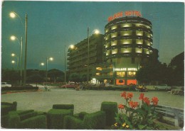 K3740 Senigallia (Ancona) - Hotel Palace - Auto Cars Voitures - Notturno Notte Nuit Night Nacht Noche / Viaggiata - Senigallia