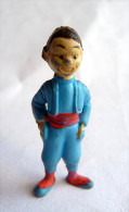 FIGURINE PUBLICITAIRE ESSO France Peinte -Tintin - NIKO (2) 1973 - Tim & Struppi