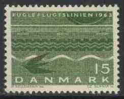 Danmark Denmark Dänemark 1963 Mi 413 X YT 426 * MH - Rail + Sea Symbols / Eisenbahnschiene "Vogelfluglinie" - Ungebraucht