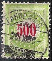 Schweiz Suisse 1889: Portomarke Zu 22 D II Mi 22AXda Mit Stempel FAHRP.AUFG.20.IX.90  (Zu CHF 25.00) - Taxe