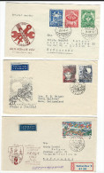 CZ - TSCHECHOSLOWAKEI 3 BRIEFE 1961/62 - Cartas & Documentos