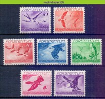 Naa2022 FAUNA VOGELS ROOFVOGEL ZWALUW EAGLE SWALLOW BIRDS VÖGEL AVES OISEAUX LIECHTENSTEIN 1939 ONG/MH # - Collezioni & Lotti