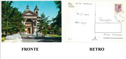 CARTOLINA COLORI LOMBARDIA  RHO - SANTUARIO VIAGGIATA 1970 VERSO MILANO – INDIRIZZO OSCURATO PER PRIVACY DIMENSIONI CM 1 - Rho