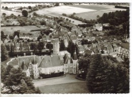 CPSM BEAUMONT LA RONCE (Indre Et Loire) - Le Chateau : Vue Aérienne - Beaumont-la-Ronce