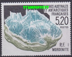 Taaf 1991 Mineral Mordenite 1v  ** Mnh (21292) - Ungebraucht