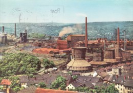 NEUNKIRCHEN ALLEMAGNE SARRE EISENWERK ACIERIE INDUSTRIE FONTE FOURNEAU MINERAI SIDERURGIE CPSM SUPERBE EDITEUR KRUGER - Kreis Neunkirchen