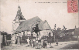 AVESNES LE COMTE (P DE C) L'EGLISE (BELLE ANIMATION) 1906 - Avesnes Le Comte