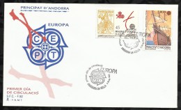 PREMIER JOUR . EUROPA . 500éme ANNIVERSAIRE DE LA DECOUVERTE DE L´AMERIQUE  . 08 MAI  1992 . - Storia Postale