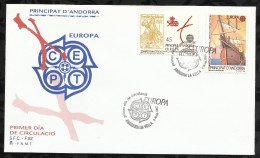 PREMIER JOUR . EUROPA . 500éme ANNIVERSAIRE DE LA DECOUVERTE DE L´AMERIQUE  . 08 MAI  1992 . - Lettres & Documents