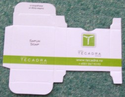 ROMANIA-VANITY KIT / SOAP / SEWING  KIT / FLAGRANCE / SHOWER CAP.....-GRAFINET FACTORY,BUCHAREST-SKILLET - Labels