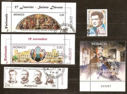 Monaco 1998 Entre Yvertn° 2152 Et 2156 (°) Oblitéré  Cote 8,15 Euro - Gebruikt