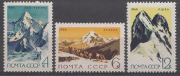 URSS 1964 Mi.nr.:3002-3004 Hochgebirge Der UDSSR  Neuf Sans Charniere / MNH / Postfris - Unused Stamps
