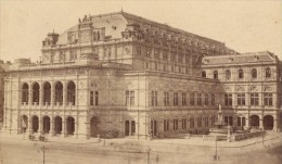 Austria Wien Theater Strasse Old CDV Photo 1875 - Antiche (ante 1900)
