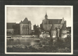 39b * MARIENBURG * HAUPTHAUS DES DEUTSCHEN RITTERORDENS * HOCH UND MITTELSCHLOSS * WESTSEITE * 1936 **!! - Westpreussen