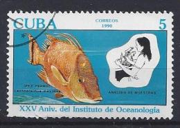 Cuba  1990  Oceanology Institute 5c  (o) - Usati