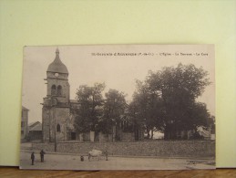 SAINT-GERVAIS D´AUVERGNE (PUY-DE-DOME)MARCOPHILIE MILITAIRE. L´EGLISE. LA TERRASSE. LA CURE. - Saint Gervais D'Auvergne