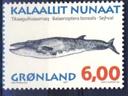 ##Greenland 1997. Whales. Michel 307y. MNH(**) - Ungebraucht