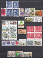 CANADA - Yvert -  Année 1974 - 521/55 Sauf Les 521-22-24  Et 25 - Cote 18,20 € - Annate Complete