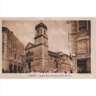 JNTP7769-LFTD2947.Tarjeta Postal De JAEN.Edificios,arboles,calles Y Personas.IGLESIA DE LA TRINIDAD En UBEDA.Jaen. - Jaén