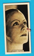 CIGARETTES CINEMA ARTISTES  M.G.M STAR GRETA GARBO - Sonstige & Ohne Zuordnung