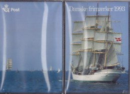Denmark´s Jahresmappe Year Pack Année Pack 1993 In Plastic Cote 440 DKR = 60 € MNH** (2 Scans) - Années Complètes